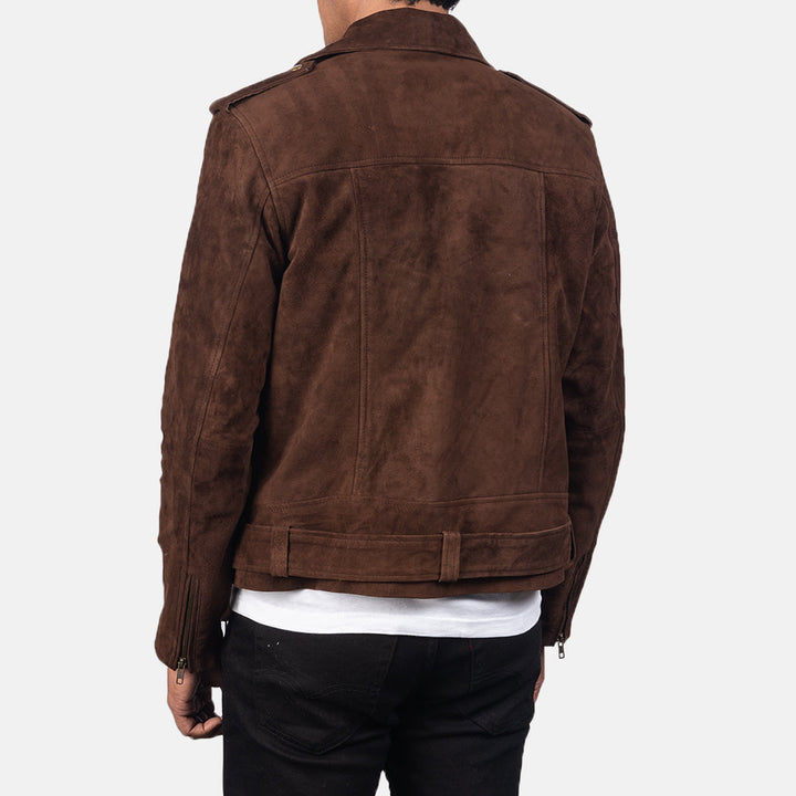 Suede Jacket Vintage Biker - Image 5