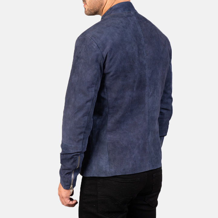 Suede Jacket Classic Bomber - Image 5