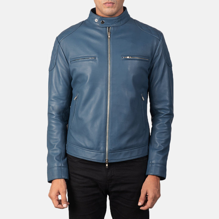 Motorbike Leather Jacket Bluecrest™