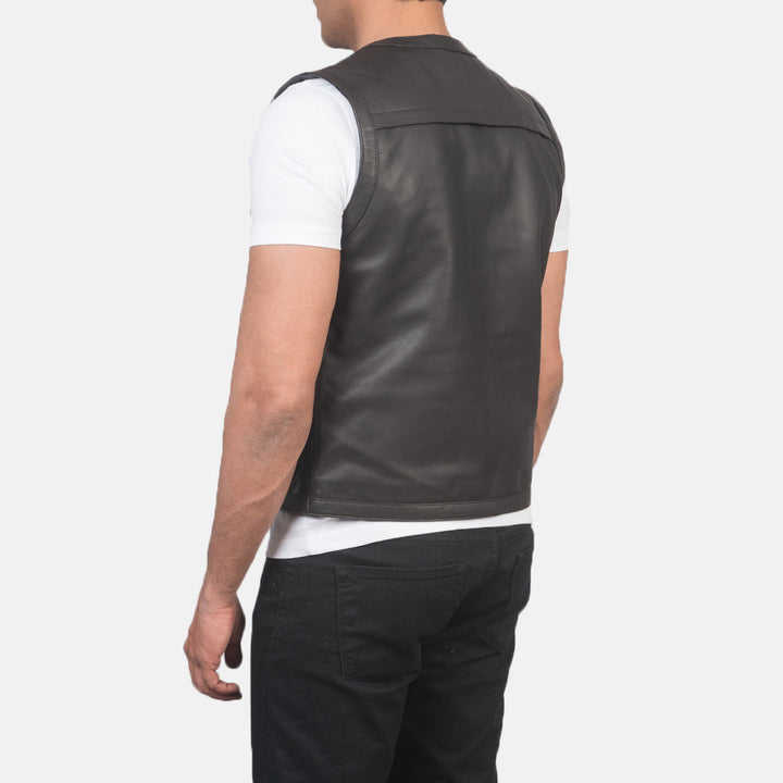 Leather Vest Ironwood Tactical Cargo Cut - Image 5