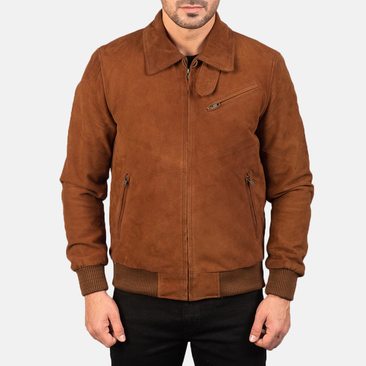 Suede Jacket Heritage Bomber - Image 2