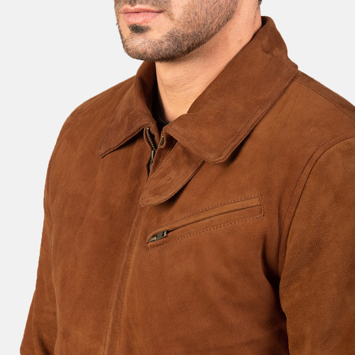 Suede Jacket Heritage Bomber - Image 5