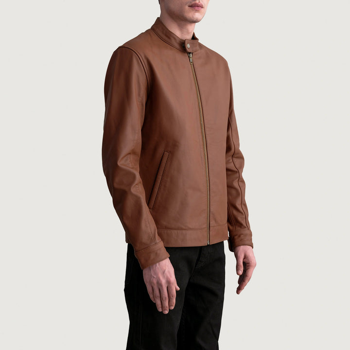 Motorbike Leather Jacket CopperVane Rider - Image 3