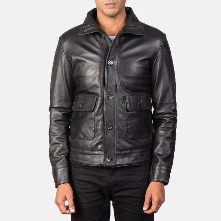Leather Bomber Jacket The Field Master