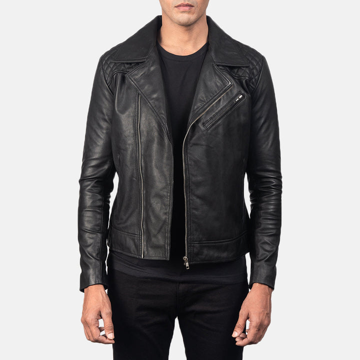 Motorbike Leather Jacket Shadowcrest™ - Image 3