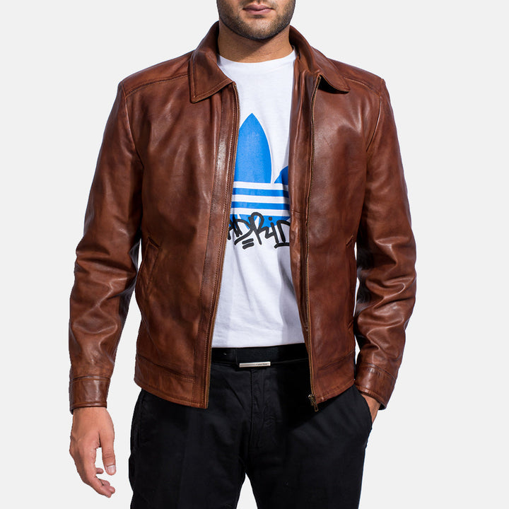 Motorbike Leather Jacket EmberVale Rider - Image 7