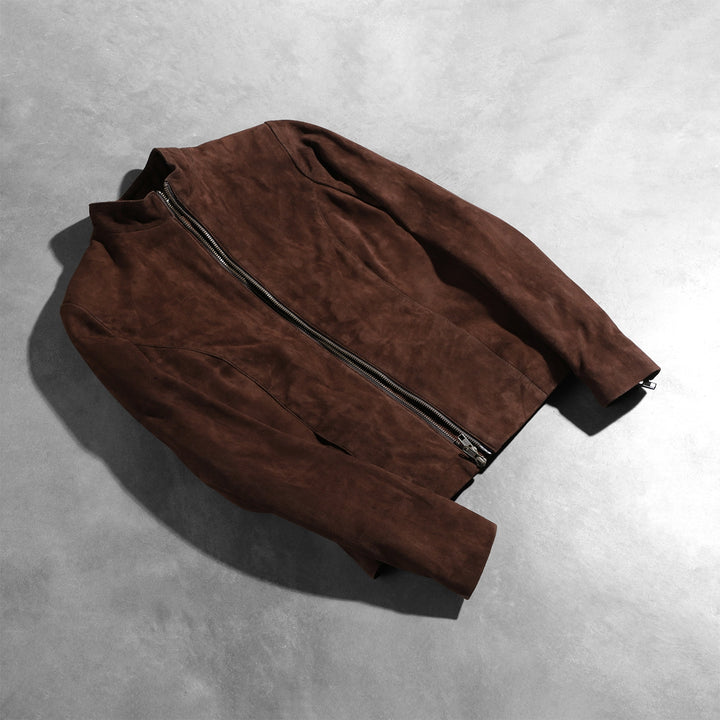 Suede Jacket Dark Brown Utility | Premium - Image 7