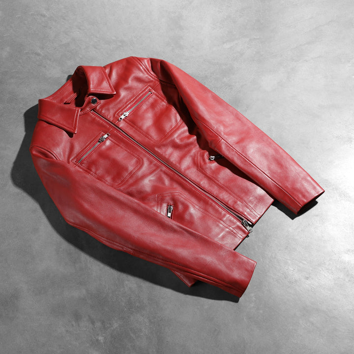 Motorbike Leather Jacket Matte Black | Premium - Image 7