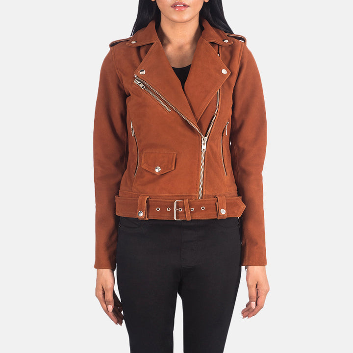 Suede Jacket Moto Biker | Premium