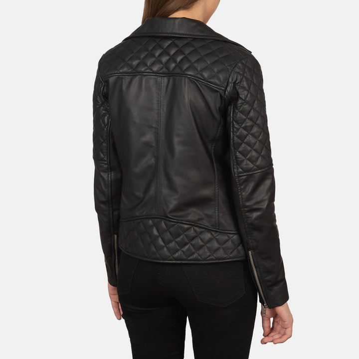 Motorbike Leather Jacket Vintage Black | Premium Quality - Image 5