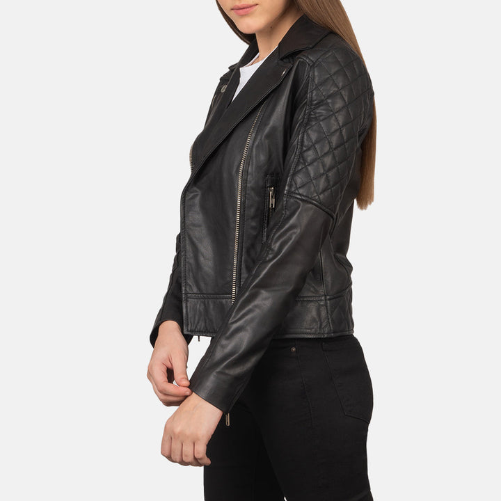 Motorbike Leather Jacket Vintage Black | Premium Quality - Image 3