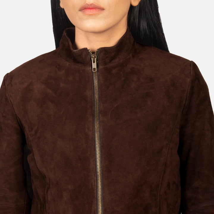 Suede Jacket Dark Brown Utility | Premium - Image 6