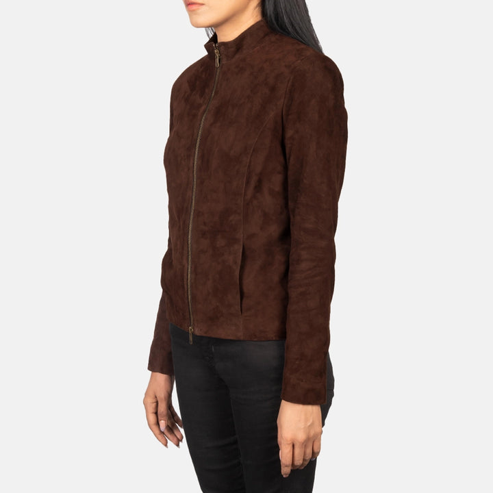Suede Jacket Dark Brown Utility | Premium - Image 3