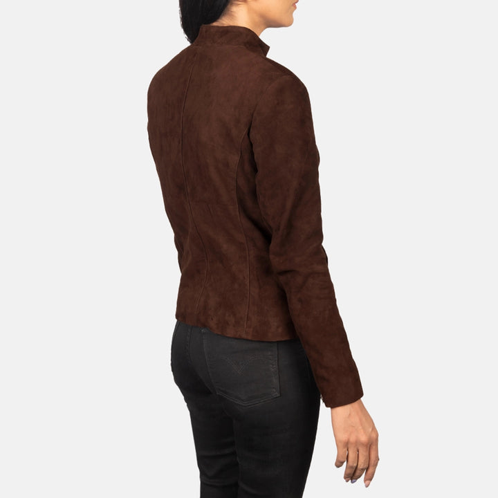 Suede Jacket Dark Brown Utility | Premium - Image 5