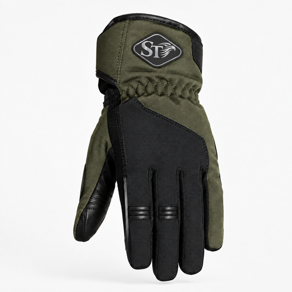 Motorbike Leather Gloves UrbanShield Mesh