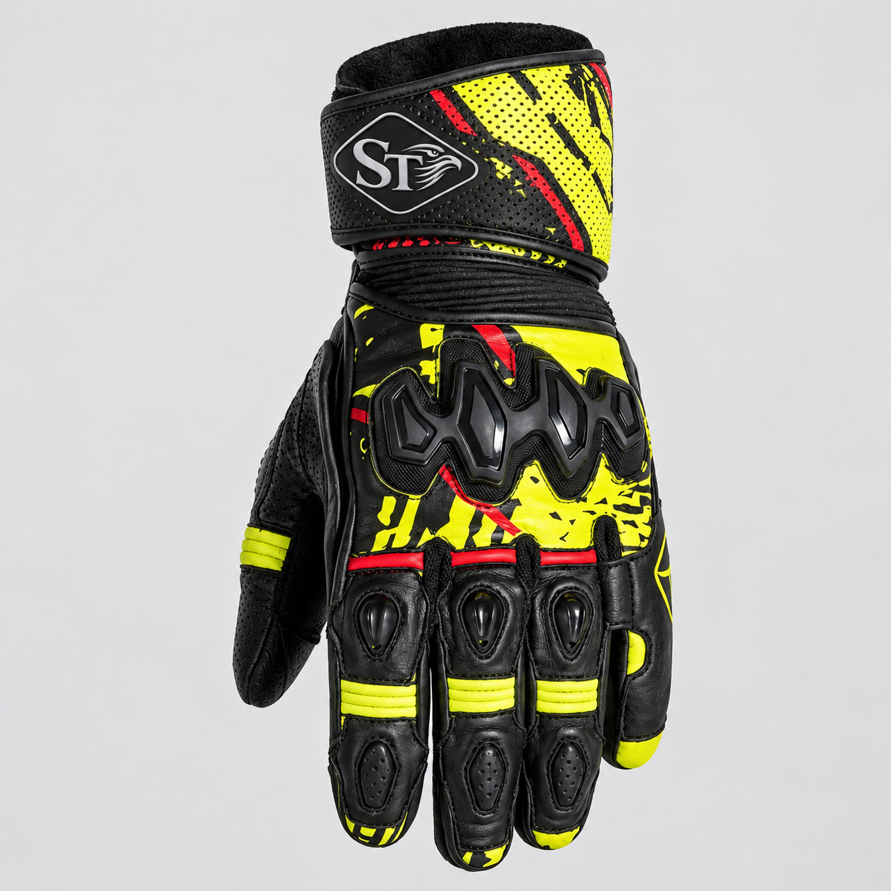 Motorbike Leather Gloves RaceShield X