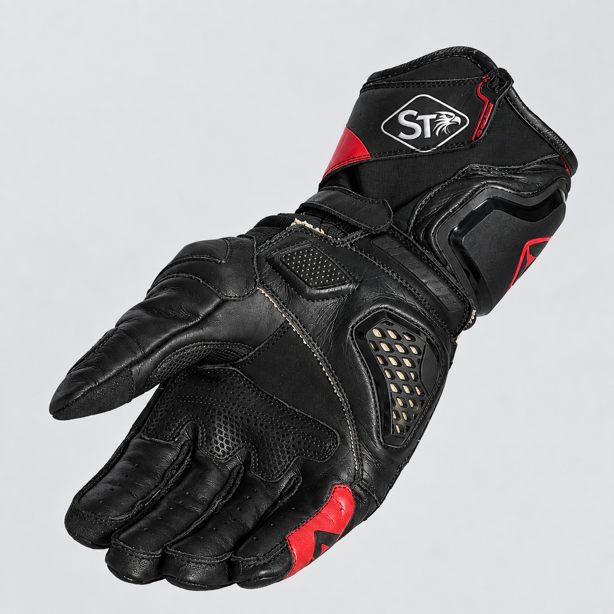Motorbike Leather Gloves HyperGrip Armor - Image 2